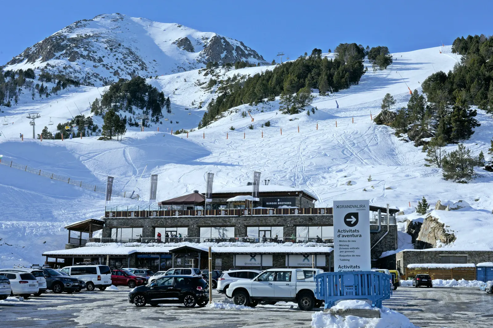 Les pistes de Grandvalira à Grau Roig