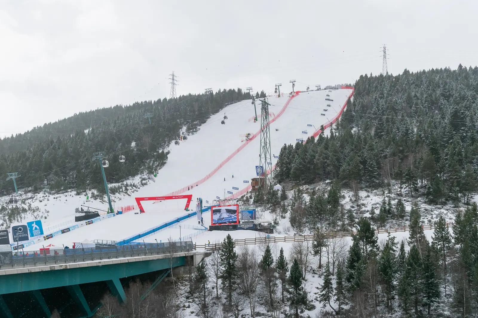 La pista Avet de Soldeu, en Grandvalira, en la Copa del Mundo de 2024